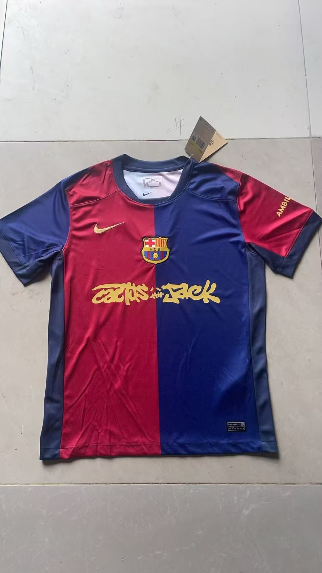 Maglietta Barcellona X Travis Scott limited edition